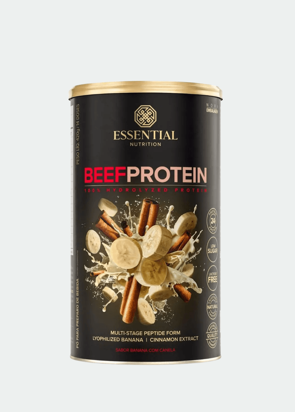 Beef Protein Banana com Canela Essential- 420g
